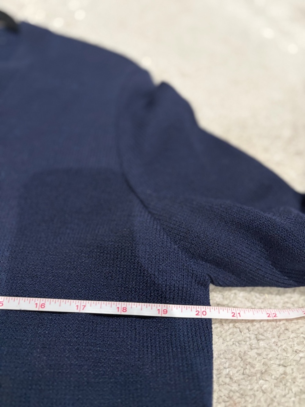 St. John Knit Santana Cardigan Jacket, Women’s Navy, Gold Buttons - Picture 7 of 10